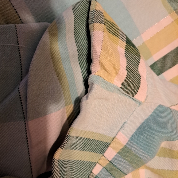 Secret Treasures GUC Plaid pajama in Blue, Green, and Pink,with some sparkle - Picture 8 of 8